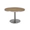 Holland Bar Stool Co 30" Tall OD214 Stainless Steel Table Base 22" Diameter 36" Diameter Natural Top OD214-2230SSOD36RNat - alternate 1